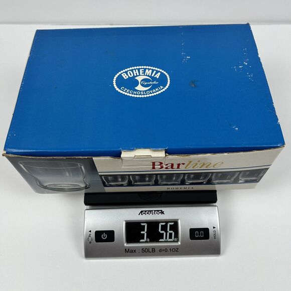 Vintage Czechoslovakia Bohemia Crystal Whiskey Spirits Six Glasses Old Fashioned - Picture 14 of 14